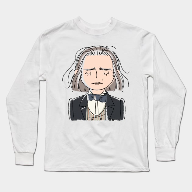 Franz Liszt Long Sleeve T-Shirt by Ancsi